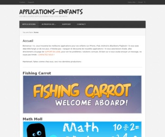 Applications-Enfants .com : applications pour téléphone et tablette pour les enfants