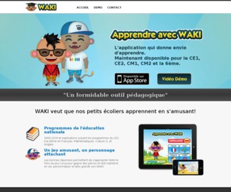 Apprendre avec Waki : jeu éducatif du CE1 à la 6ème