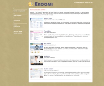 Ekoomi : la liste de sites pour la famille