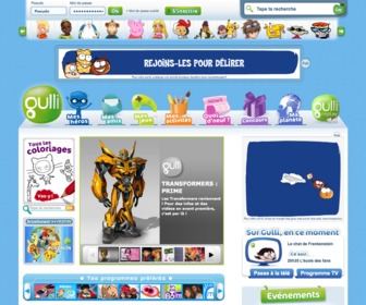 Gulli : le site réservé aux enfants et à leurs dessins animés préférés