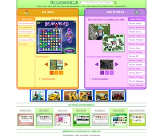 Superpuzzle : un site de puzzle gratuit pour les enfants.