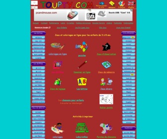 Toupty.com : le site de jeux pour les enfants