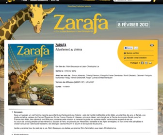Zarafa : le film